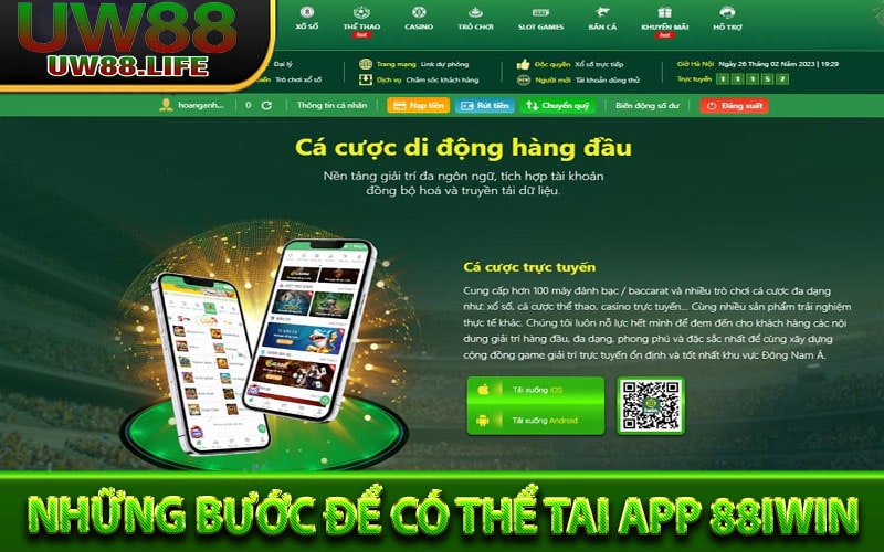 88iwin - Khám phá nhà cái cá cược trực tuyến hấp dẫn nhất 11 Những bước để có thể tai app 88iwin