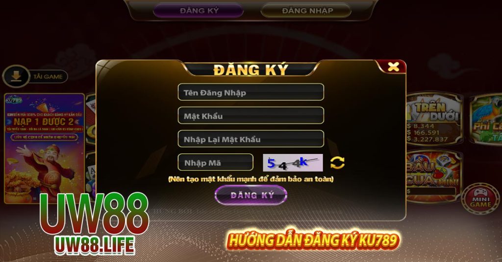 KU789 🎖️ Link Đăng Ký, Đăng Nhập, Tải App Game KU789 6 Hướng dẫn đăng ký Ku789